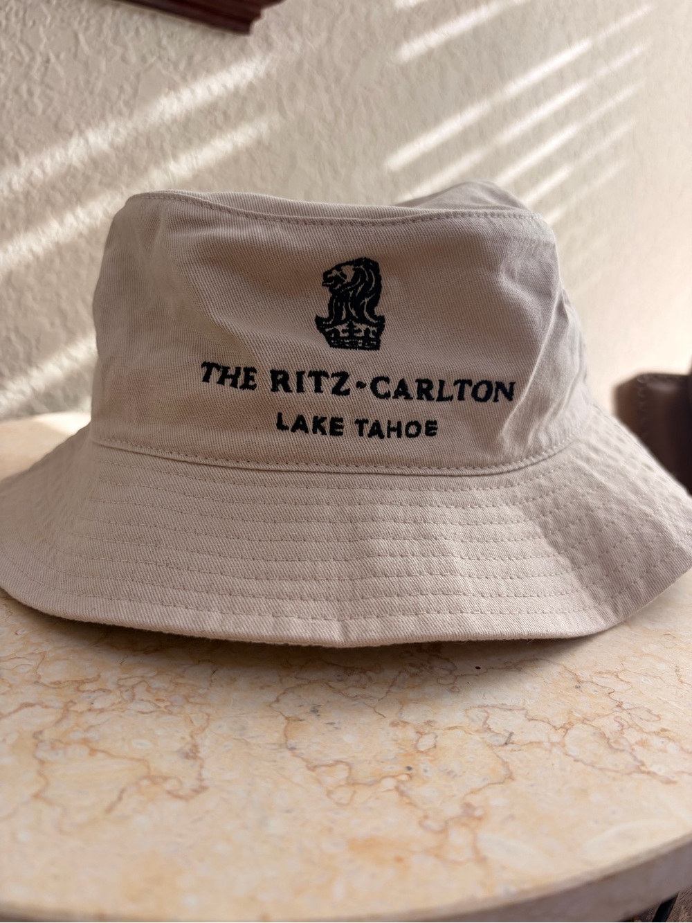 The Ritz-Carlton Lake Tahoe Beige Bucket Hat